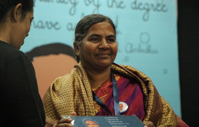 radhika vemula felicitated with other women leaders