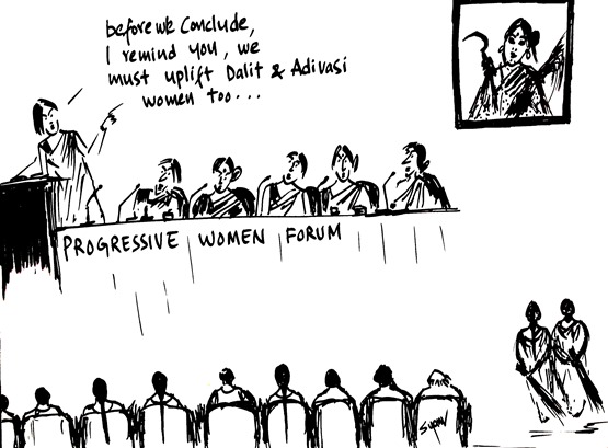 Brahmanical Feminism Cartoon