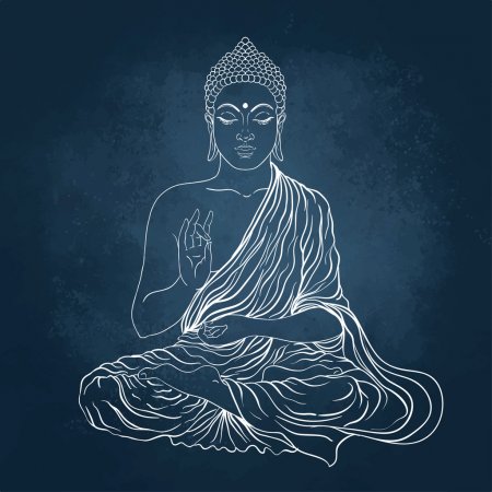 Buddha outlined