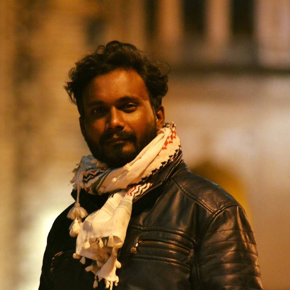 rahul sonpimple with scarf